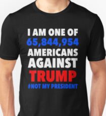 AMERICANS AGAINST TRUMP Unisex T-Shirt