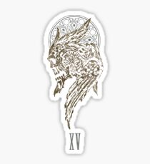 The Lucian Crest - White BG Sticker