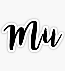 Mu Sticker