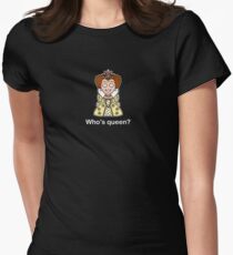 Qui est la reine? T-shirt col V femme