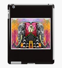 ELEPHANT and MONKEY; Ornamental Decorative Print iPad Case/Skin