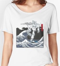 Mecha Wave Women's Relaxed Fit T-Shirt