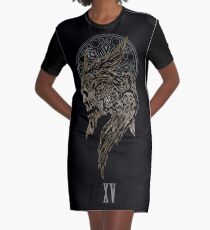 The Lucian Crest Graphic T-Shirt Dress