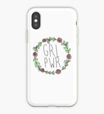 Vinilo o funda para iPhone GRL PWR