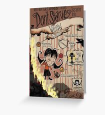 Don't Starve- Willow Greeting Card