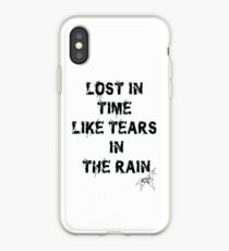 Blade Runner Lost in Time like Tears in the Rain iPhone Case