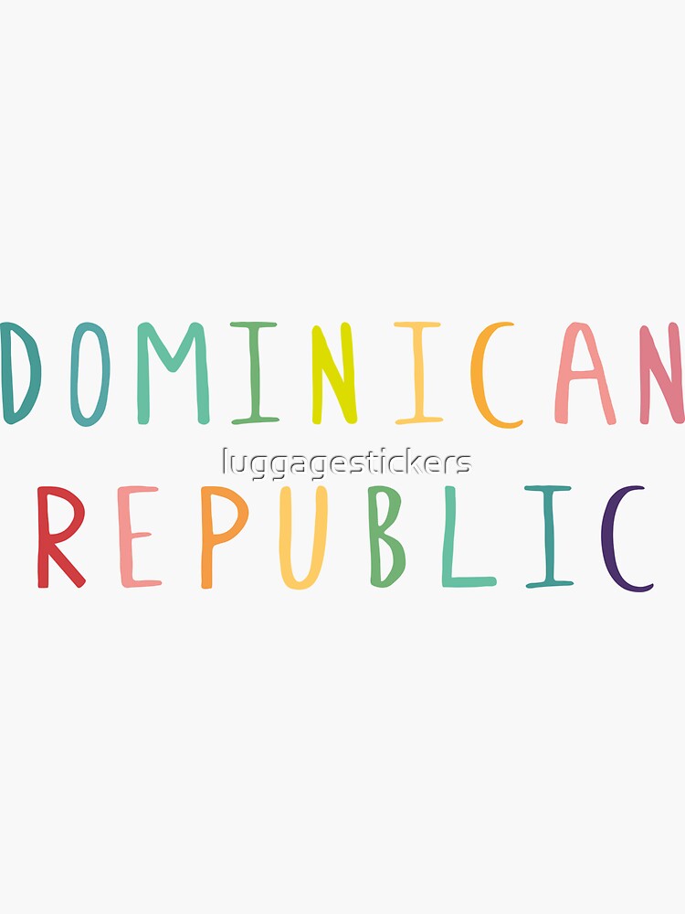 Dominican Republic by luggagestickers