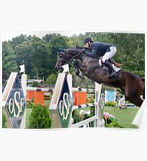 Horse showjumping Poster