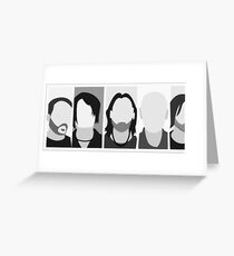 RADIOHEAD VECTOR ART Greeting Card
