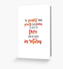 The Greatest Thing Greeting Card