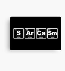 Sarcasm - Periodic Table Canvas Print