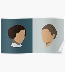 Leia Organa Mirrored Poster