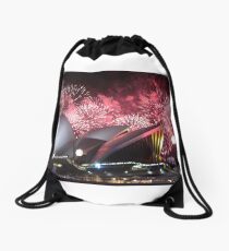 Sydney Opera House up in Lights Drawstring Bag