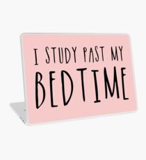 I Study Past My Bedtime (Pink) Laptop Skin