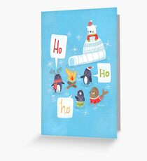 Pinguine & Iglus Weihnachtskarte Grußkarte