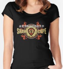 Shaw Brüder Tailliertes Rundhals-Shirt