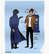 Sherlock meets the Doctor Poster