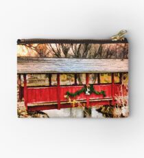 Gardner Village - Little Red Bridge Studio Pouch