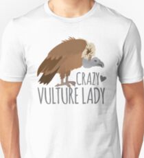 Crazy Vulture Lady Slim Fit T-Shirt