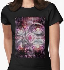 Psychedelic Abstract Women's Fitted T-Shirt