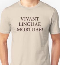 Long Live Dead Languages - Latin Slim Fit T-Shirt