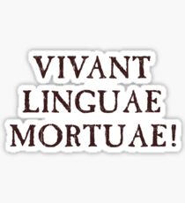Long Live Dead Languages - Latin Sticker