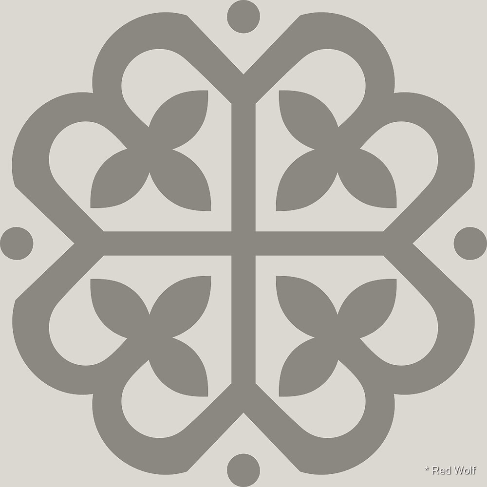 Geometric Pattern: Fleur-de-lis: Portland by * Red Wolf