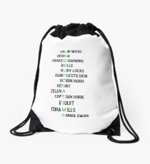 Once Upon a Time Mneumonic Drawstring Bag