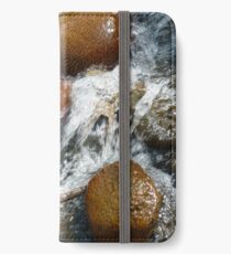 Water over rocks iPhone Wallet/Case/Skin