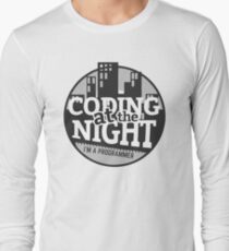 Coding At The Night Long Sleeve T-Shirt