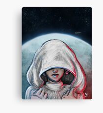 She is one with the Force... Canvas Print