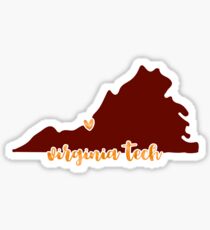 Virginia Tech - Style 16 Sticker