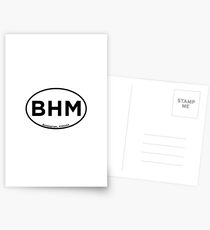 Birmingham Alabama Airport Code BHM Postcards