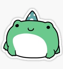 Party Hat Frog Sticker