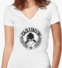 C&S Union: Union of Killer Whale Tank Clean and Scrub Men Women's Fitted V-Neck T-Shirt