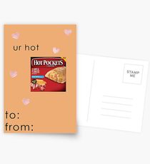 You're Hot - Hot Pockets - Funny Valentine Card Postcards