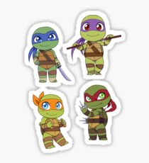 Chibi TMNT Sticker Set Sticker