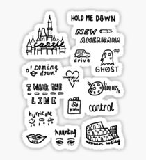 halsey doodles Sticker
