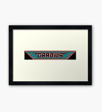 Gradius (NES Title Screen) Framed Print