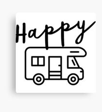 Happy Camper (RV) Canvas Print