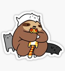 Pegatina Sloth Love Cats