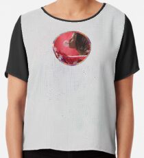 Bubble - Red Chiffon Top