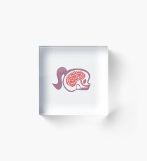 Skelegirl Acrylic Block