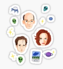 X Files - FBI Agents Sticker