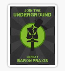 Underground Propaganda Sticker