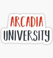 Pegatina Universidad de Arcadia