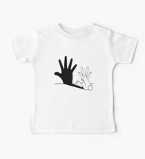 Rabbit Hand Shadow Baby Tee