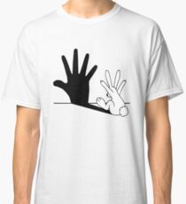 Rabbit Hand Shadow Classic T-Shirt