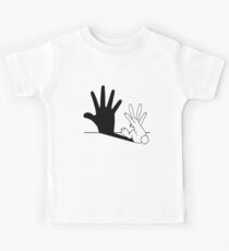 Rabbit Hand Shadow Kids Tee
