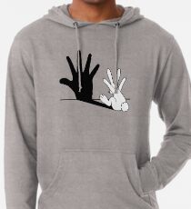 Rabbit Hand Shadow Lightweight Hoodie